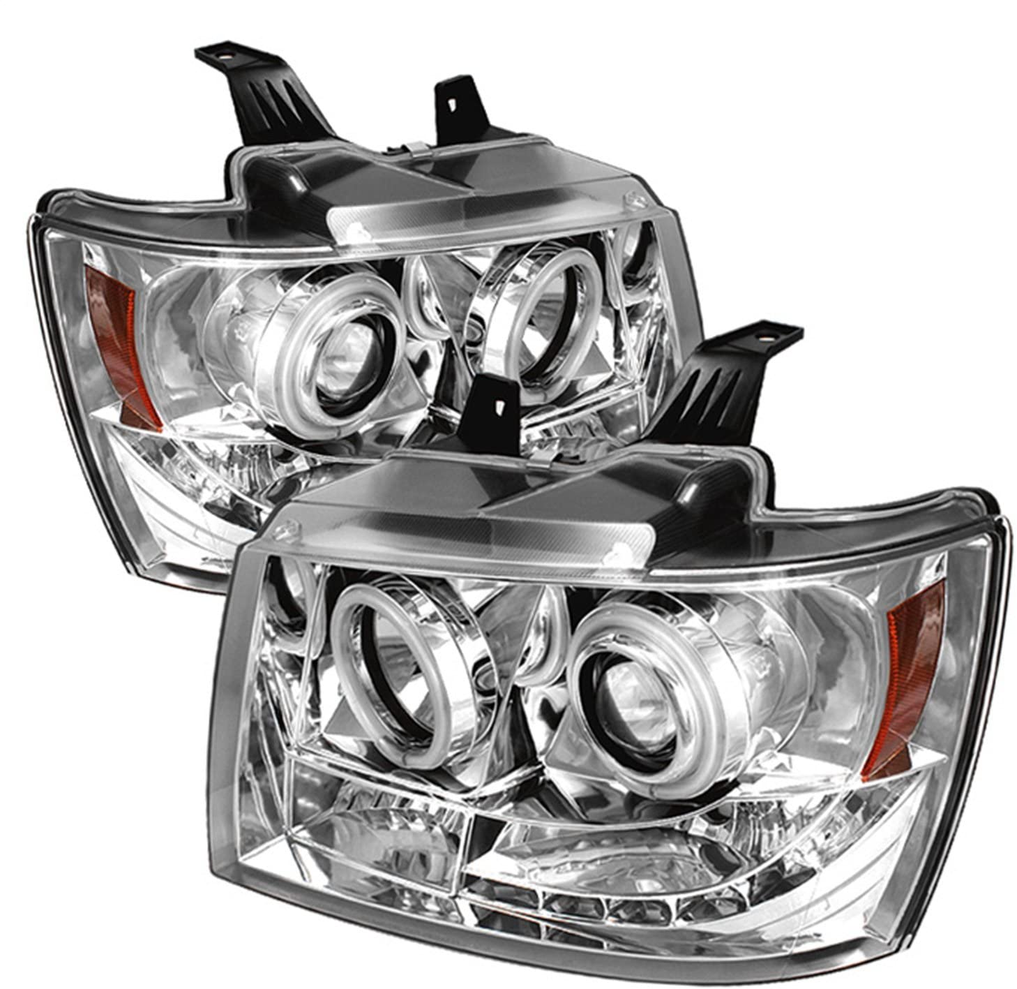 Spyder Auto 5030054 CCFL Halo Projector Headlights Chrome/Clear