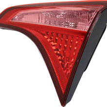 Tail Light Assembly Compatible with 2017-2019 Toyota Corolla Halogen Passenger Side