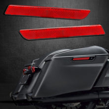 NTHREEAUTO Black Saddle Bag Reflector Inserts Latch Covers Compatible with 2014-2020 Harley Touring model,FLT, FLHT Road King,Road Glide,Street Glide