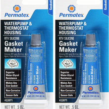 Permatex 22071 Water Pump and Thermostat RTV Silicone Gasket, 0.5 oz., 0.5 Ounce