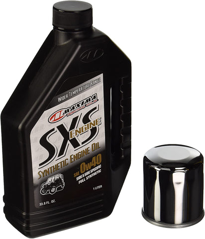 MaximaHiflofiltro SXSPEOCK003 SXS Premium Side x Side Engine Oil Change Kit for Yamaha Rhino 450/660, 3 L
