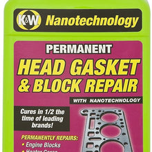 K&W 401232 Permanent Head Gasket & Block Repair with Nanotechnology - 32 Fl Oz