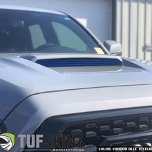 TufSkinz Inner Hood Scoop Accents - Compatible with 2016-2020 Tacoma - 3 Piece Kit (Inferno(Non-Metallic))