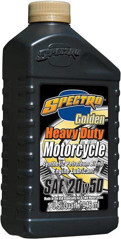 Spectro Oil R.HDG25 Heavy Duty Golden Semi-Synthetic Oil (20w50)