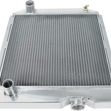 For Mustang Full Aluminum 3-Row Racing Radiator Cooling Radiator -Falcon Comet V8 MT 1960-1966
