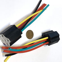 2 Pieces Ceramic 5 Pin DC 12V SPDT Automotive Car Wiring Harness Bosch Relay A18