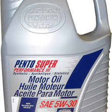 Pentosin 8078206-C Pento Super Performance III 5W-30 Synthetic Motor Oil - 5 Liter (Case of 3)
