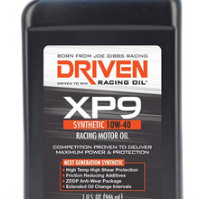Joe Gibbs Driven Racing Oil 03207 XP9 10W-40 Synthetic Oil, (Pack of 12)