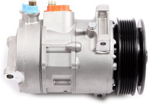 ECCPP A/C Compressor with Clutch CO 11267C fit for 2007-2014 Chrysler 200 Sebring Dodge Avenger Journey