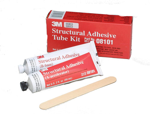 3M Structural Adhesive, 08101, Two 2 fl oz Tubes per Kit