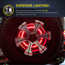 Nilight Spare Tire Brake Light Wheel Light 3rd Third Brake Light for Jeep Wrangler 2007-2018 JK JKU YJ TJ,Red Light, 2 Years Warranty