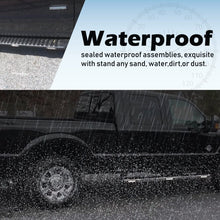 Meerkatt 3.8 Inch 6 LED Thin Line 10 Amber 10 Red 10 White Lamp Front Rear Fender Brake Side Marker License Decoration Light Sealed Indicator Truck Bus Trailer RV Lorry Van UTV SUV HGV Boat Waterproof