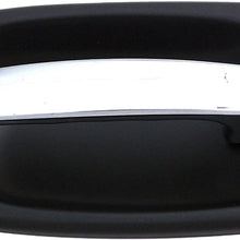 Dorman 83385 Rear Driver Side Exterior Door Handle for Select Buick Models, Black and Chrome