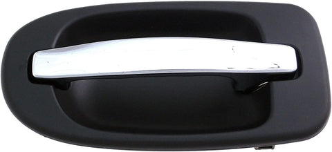 Dorman 83385 Rear Driver Side Exterior Door Handle for Select Buick Models, Black and Chrome