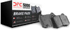Rear Set Dynamic Friction Company 5000 Advanced Brake Pads 1551-2037-00