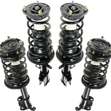 4 Piece Kit Shock Strut Coil Spring Assembly Front Rear LH RH for Corolla Prizm