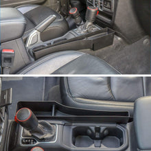 for JL Storage Tray, Gear Shift Storage Box Organizer, Center Console Tray Side Storage Pockets Bins Compartments for 2018-2020 Jeep Wrangler JL JLU & 2020 Jeep Gladiator JT with Auto Transmission
