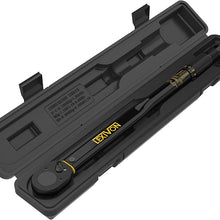 LEXIVON 1/2-Inch Drive Click Torque Wrench 10~150 Ft-Lb/13.6~203.5 Nm (LX-183)
