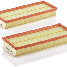 Mann Filter C 3698/3-2 Air Filter Element, (Set of 2)