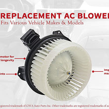 AC Heater Blower Motor - Compatible with Acura, Dodge, Ford, Honda, Jeep Vehicles & more - TL, 200, Sebring, Journey, Ram 1500, Pilot, Accord, Edge - Replaces 15-80644, 79310STKA41, 5191345AA