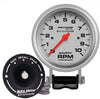 Auto Meter 6604 Pro-Comp Silver Electric Tachometer,3.750 in.