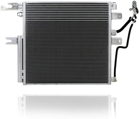 A/C Condenser - Cooling Direct : For/Fit 3886 Dodge RAM 2500 6.7L Ram 3500 Ram 3500 6.7L WITH BUILT IN TRANSMISSION OIL COOLER ONLY 55057091AC