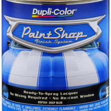 Dupli-Color (BSP204-2 PK 'Paint Shop' Deep Blue (Metallic) Finish System Base Coat - 1 Quart, (Case of 2)