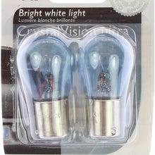 PHILIPS 12498CVB2 P21W CrystalVision Ultra Miniature Bulb, 2 Pack