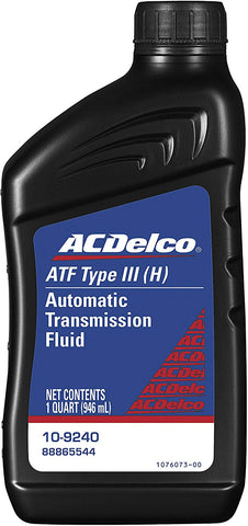 ACDelco 10-9240 Professional Type III (H) Automatic Transmission Fluid - 1 qt