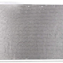 Radiator Aluminum Core Plastic Tank Compatible with 1973-1980 Chevrolet GMC C K Models With Transmission Cooler