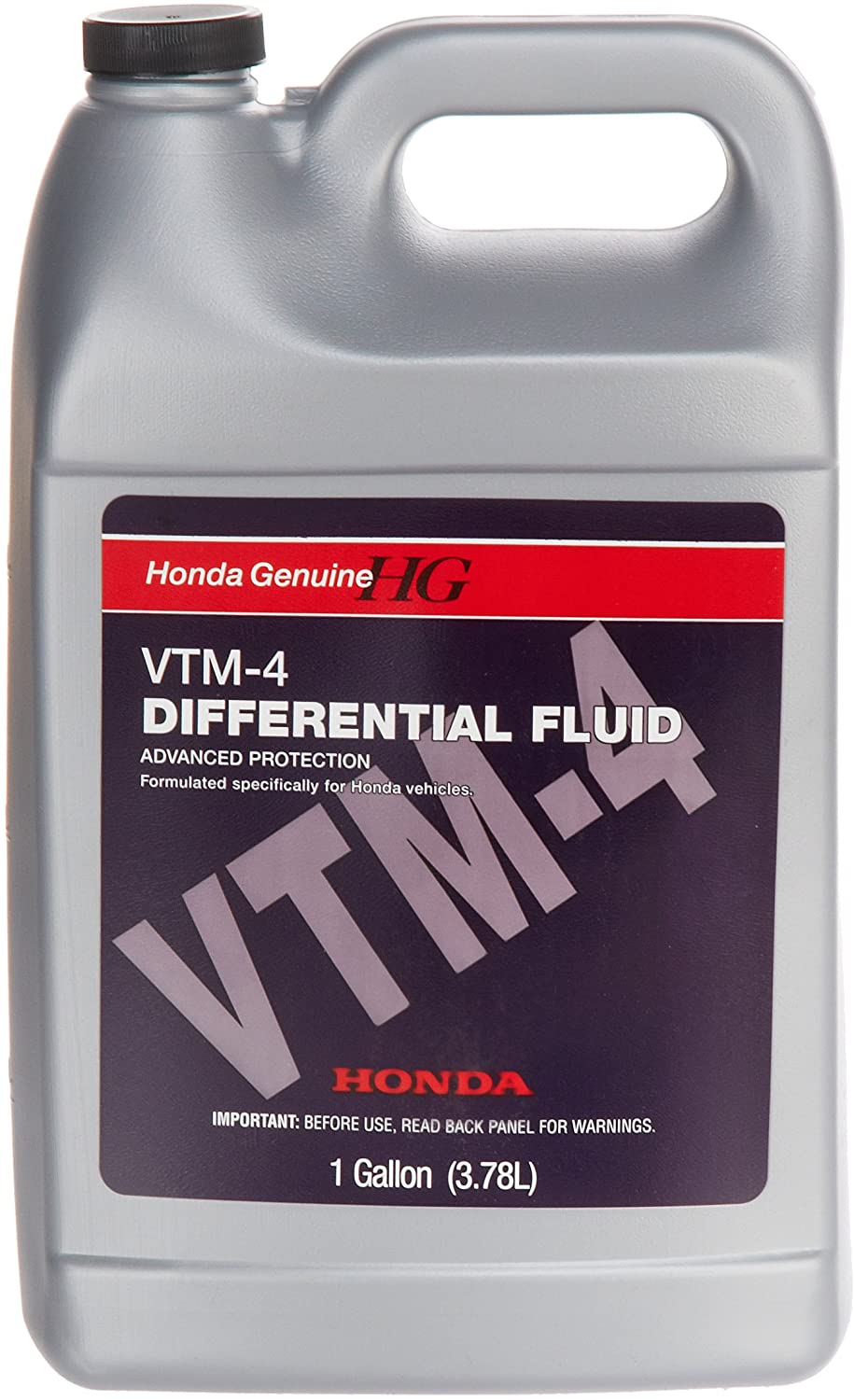 Honda Genuine (08200-9003-6PK) VTM-4 Differential Fluid - 1 Gallon, (Pack of 6)