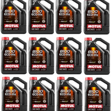 Motul 108536 Set of 12 8100 ECO-lite 0W-20 Motor Oil 5-Liter Bottles