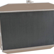 OzCoolingParts 4 Row Core All Aluminum Radiator for 1961-1964 62 63 Ford F100 F250 F350 Pickup Truck V8 Engine