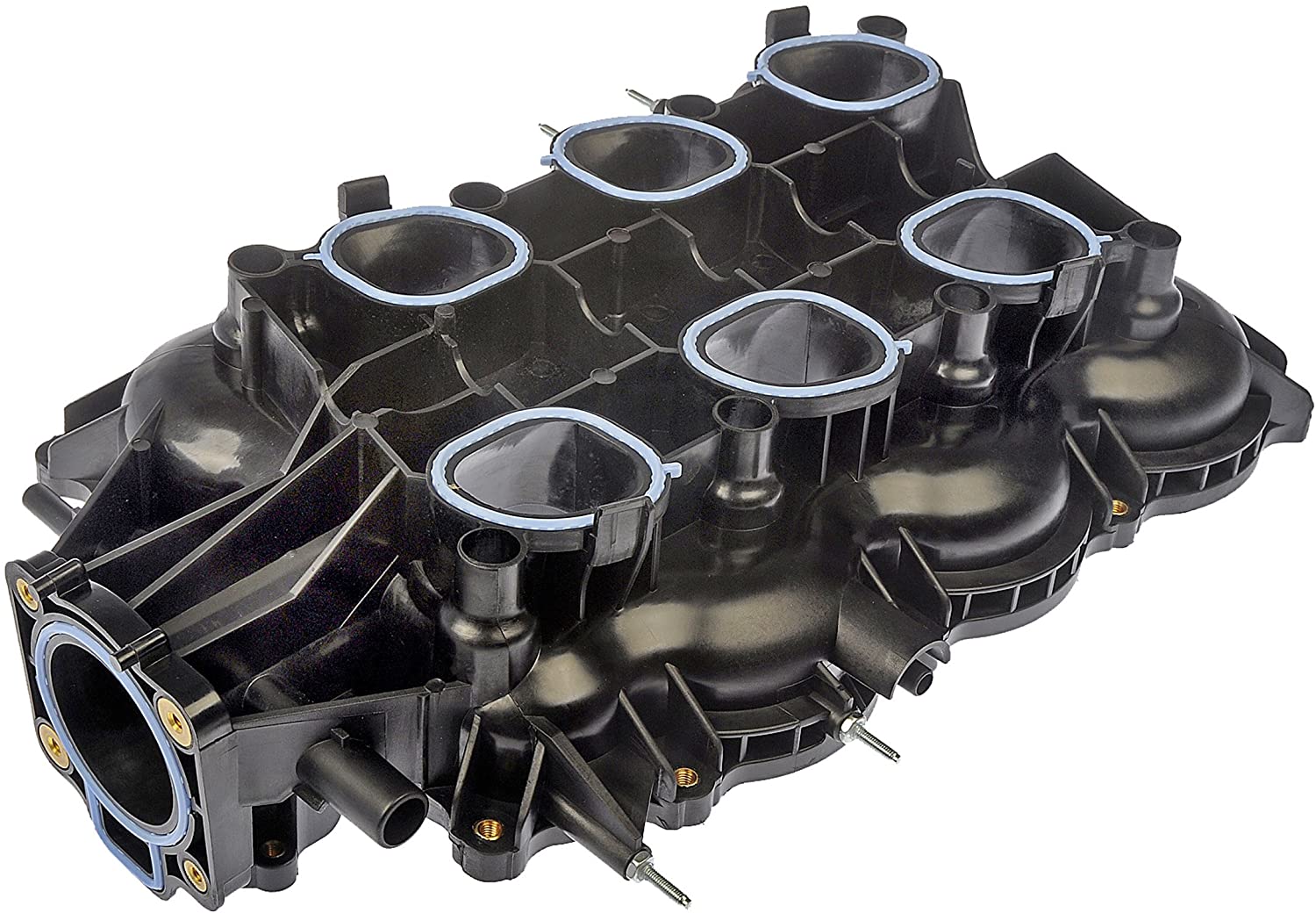 Dorman 615-377 Center Plastic Intake Manifold - Includes Gaskets for Select Ford Models, Black