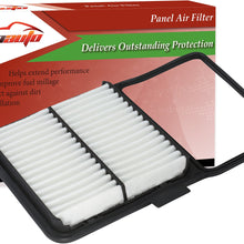 EPAuto GP159 (CA10159) Replacement for Toyota Rigid Panel Engine Air Filter for Prius (2004-2009); Companion Cabin Air Filter: CP846 (CF9846A)