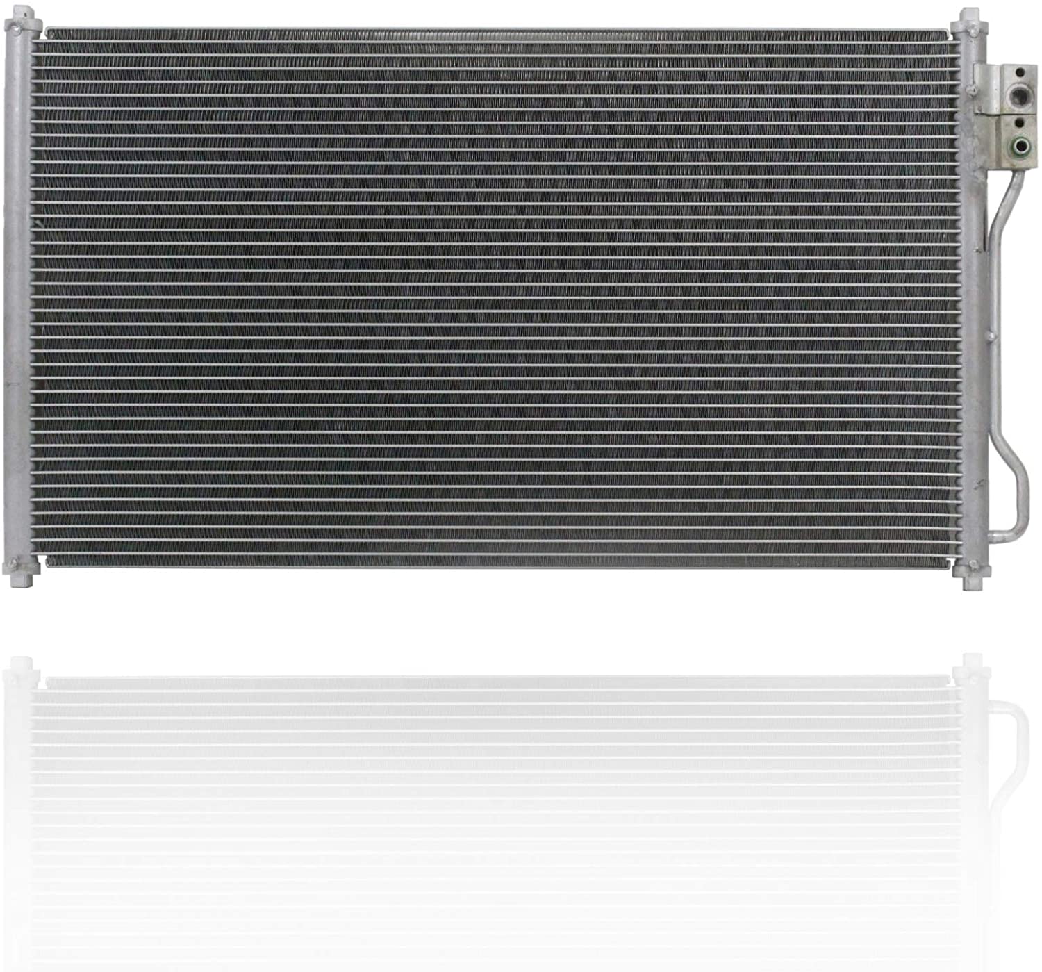 A-C Condenser - PACIFIC BEST INC. For/Fit 99-04 Ford Mustang Cobra/Mach1 8Cy 4.6L-Engine - Without Rubber-Strips - 3R3Z19712AA