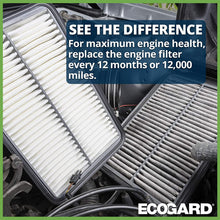 EcoGard XA6165 Premium Engine Air Filter Fits Dodge Grand Caravan 3.6L 2011-2019 | Chrysler Town & Country 3.6L 2011-2016 | Ram C/V 3.6L 2012-2015 | Volkswagen Routan 3.6L 2011-2014