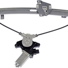 Dorman 748-584 Rear Driver Side Power Window Motor and Regulator Assembly for Select Mitsubishi Models, Black