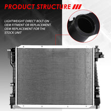 2256 Factory Style Aluminum Radiator Replacement for 04-05 Jaguar XJ8/XJR 4.2L 00-06 Lincoln LS 3.0L/3.9L AT