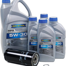 Blau J1A5073-B Motor Oil Change Kit - Compatible with 2002-03 Audi S6 w/ 8 Cylinder 4.2L Engine - 5w30