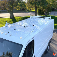 Steel H1 2 Bar Van Rack System for RAM ProMaster 2013-On White (2 Bar, (500 lbs. evenly distributed) White)