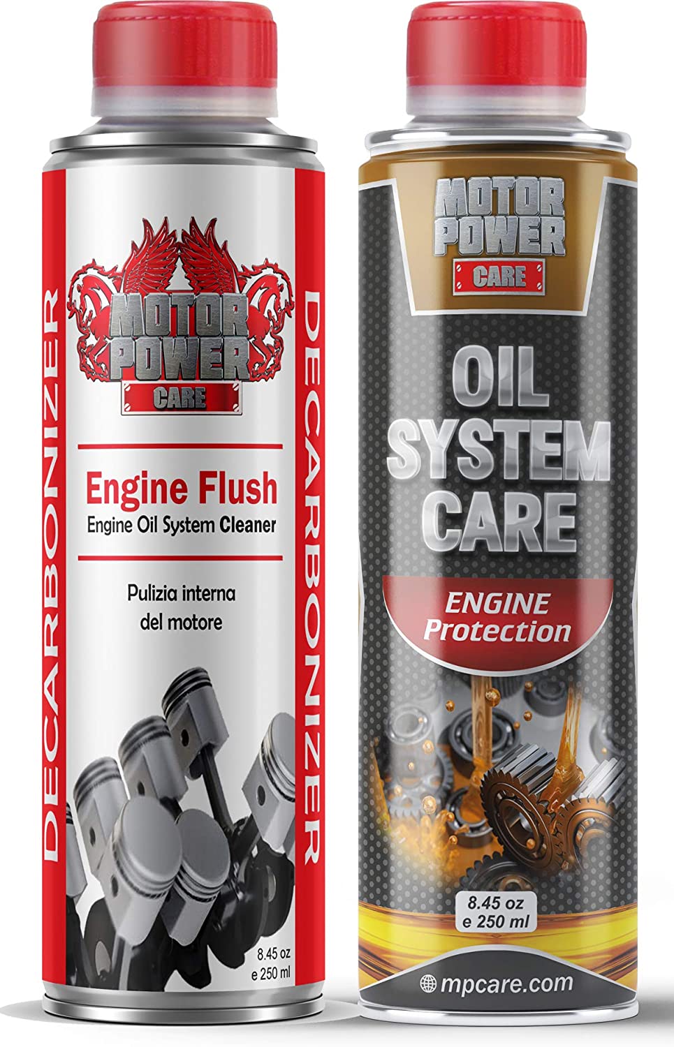 Engine Flush & Oil System Care additive, Engine Treatment kit Gasoline & Diesel Engine