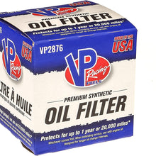 VP Racing VP2876 20,000 Mile Premium Full Synthetic Oil Filter