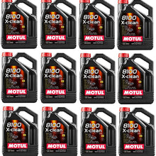 Motul 102051 Set of 12 8100 X-Clean 5W-40 Motor Oil 5-Liter Bottles