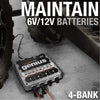 NOCO Genius G4 6V/12V 4.4 Amp 4-Bank Battery Charger and Maintainer