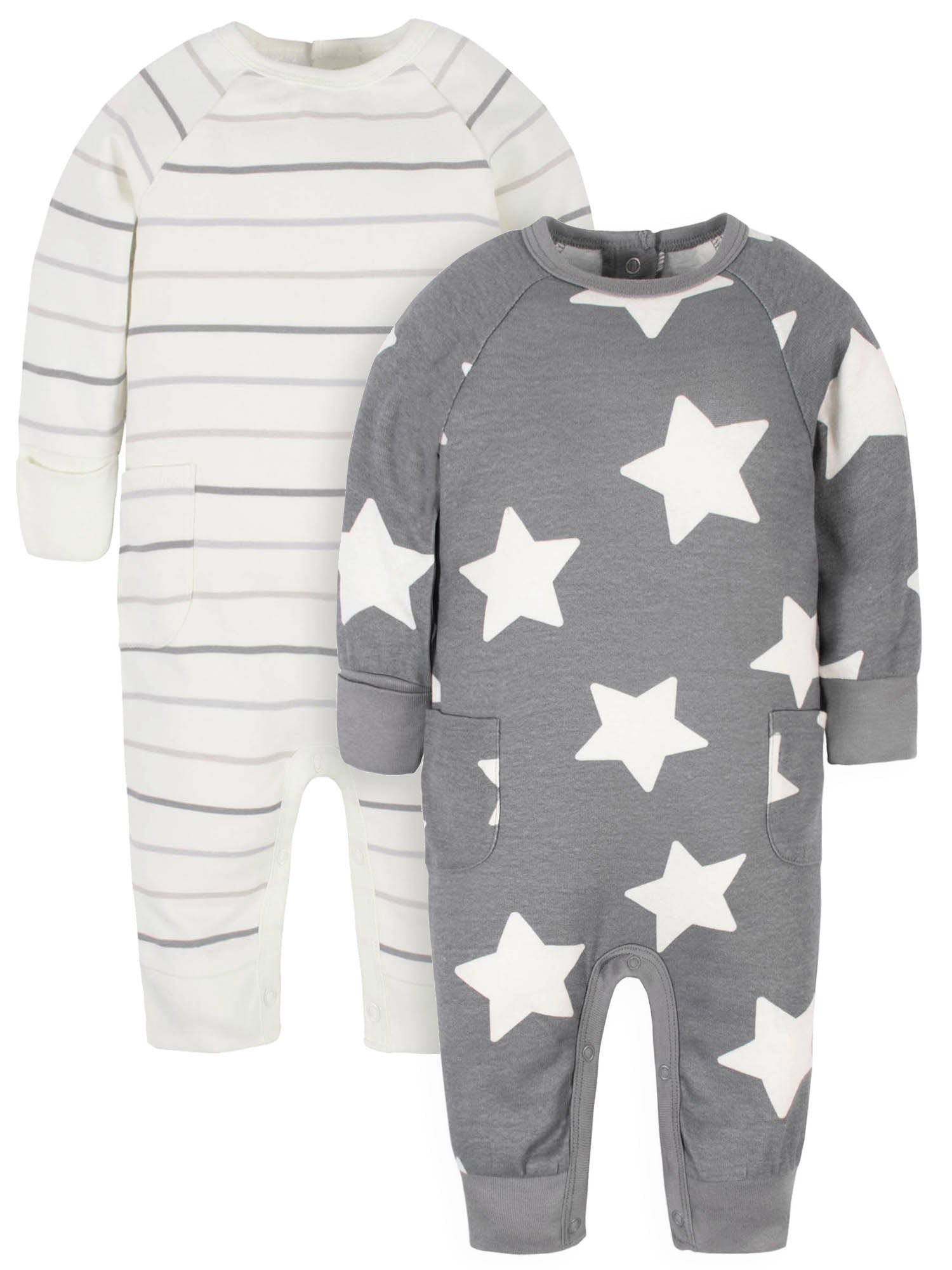 Modern Moments by Gerber® Baby Boy Coveralls, 2-Pack