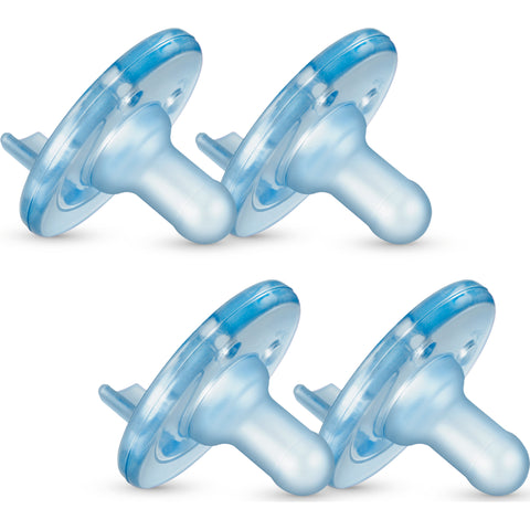 Philips Avent Soothie Pacifier, 0-3 months, Blue, 4 pack, SCF190/43