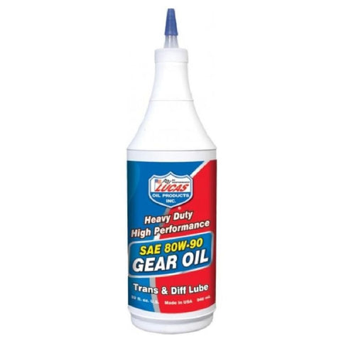 Lucas LUC10043 Oil SAE 80W-90 Heavy Duty Gear Oil - 1 Quart