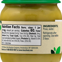 (10 Pack) Beech-Nut Stage 2, Sweet Peas Baby Food, 4 oz Jar