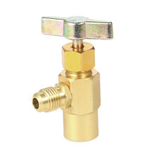 Automobile Air Conditioner Refrigerants Can Dispensing R134A R-134 AC Refrigerant Aluminum Tap 1/2" ACME Thread Valve Tool